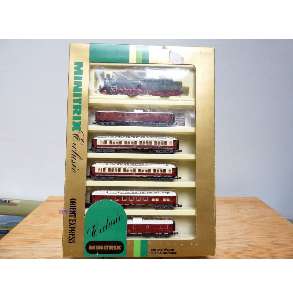 MINITRIX 51 1017 00, coffret Orient Express Balkan Express  Neuf  BO