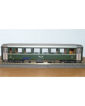 Voiture métallique à portes centrales AB 1157 Rhb BO