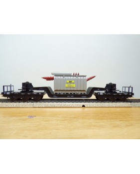 Märklin métal 4617 Wagon surbaissé EVS DB BO