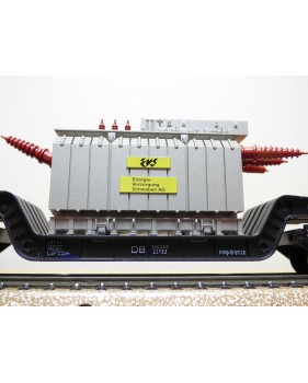 Märklin métal 4617 Wagon surbaissé EVS DB BO