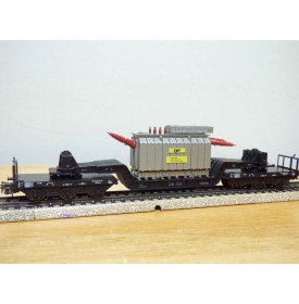 Märklin métal 4617 Wagon surbaissé EVS DB BO