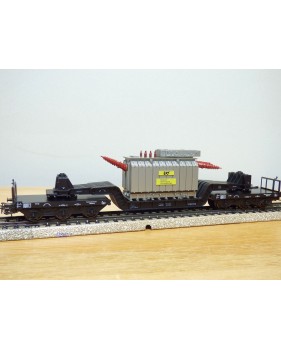 Märklin métal 4617 Wagon surbaissé EVS DB BO