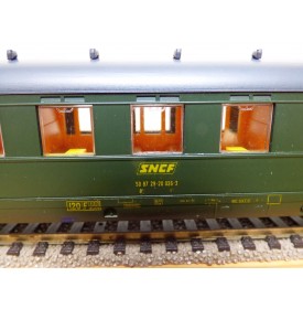 LILIPUT  833 70,  voiture 2 Cl. dite à jupes ( ex Schürzenwagen DR )  SNCF neuf  BO