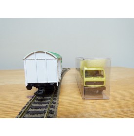 LILIPUT 229 18, wagon type Gs et camion Mercedes KÜPPERS KÖLSCH DB BO