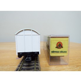 LILIPUT 229 18, wagon type Gs et camion Mercedes KÜPPERS KÖLSCH DB BO