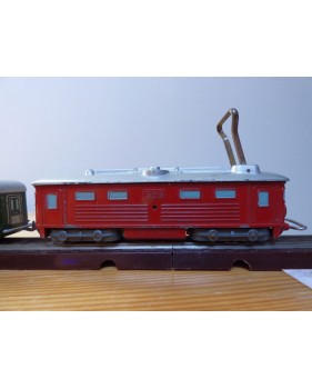 WESA Liliput , coffret SBB : motrice 110, 2 voitures en bois, rails bois et bakélite  SBB   BO