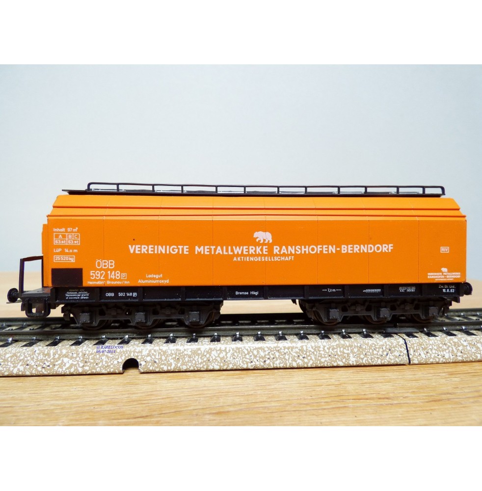 LILIPUT 239 w, wagon trémie Vereinigte Metallwerke Ranshofen-Berndorf AG  ÖBB  neuf BO