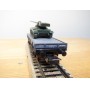 ELECTROTREN  1012, wagon plat chargé d' un char AMX 13   RENFE  BO