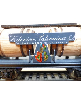 ELECTROTREN  801, wagon citerne bi foudres Federico Paternina   RENFE   BO