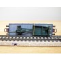 ELECTROTREN  1010, wagon plat chargé d' un MERCEDES UNIMOG et d'un canon    RENFE  BO