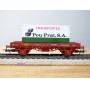 ELECTROTREN  1021, wagon plat  et conteneur 20' Transportes Pou- Prat   RENFE   Neuf  BO