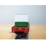 ELECTROTREN  1021, wagon plat  et conteneur 20' Transportes Pou- Prat   RENFE   Neuf  BO