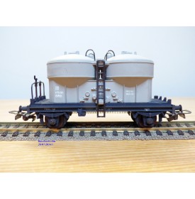 POCHER 311 / 2 , wagon silo spécial pour transport de ciment SBB  BO