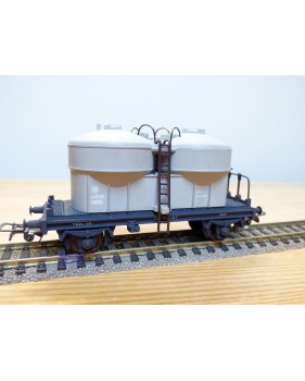 POCHER 311 / 2 , wagon silo special pour transport de ciment SBB