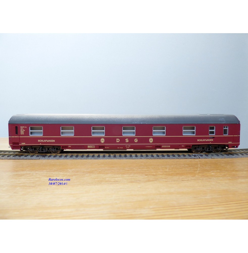 RIVAROSSI  véro 2919,  voiture lits type MU  CIWL BO