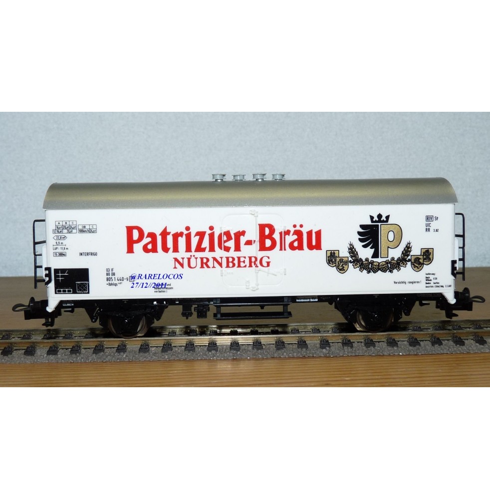 TRIX 52 3667 wagon réfrigérant à bière type lbhlqs PATRIZIER-BRAÜ neuf BO