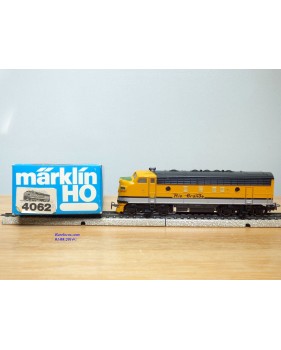 MÄRKLIN  4062, locomotive diesel  Bo Bo F7 A  non motorisée Rio Grande D&RGW    Neuf  BO 