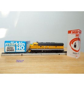 MÄRKLIN  3062, locomotive diesel  Bo Bo F7 A   Rio Grande D&RGW    Neuf  BO 