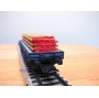 ELECTROTREN  1000/8, wagon plat chargé de planches  RENFE BO