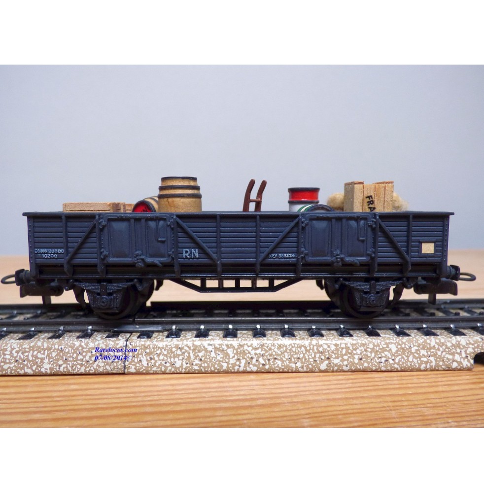 ELECTROTREN  1001 / 9, wagon tombereau   chargement varié RENFE BO