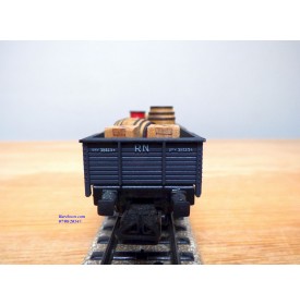 ELECTROTREN  1001 / 9, wagon tombereau   chargement varié RENFE BO