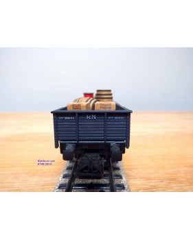 ELECTROTREN  1001 / 9, wagon tombereau   chargement varié RENFE BO