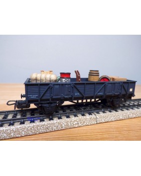 ELECTROTREN  1001 / 9, wagon tombereau   chargement varié RENFE BO