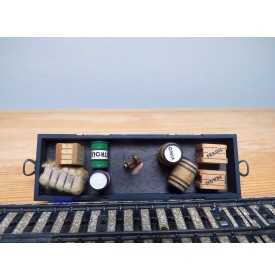 ELECTROTREN  1001 / 9, wagon tombereau   chargement varié RENFE BO