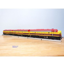 MÄRKLIN  Digital 37628,  locos diesel EMD F7 A B A  Kansas City Southern  neuf  BO 