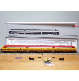 MÄRKLIN  Digital 37628,  locos diesel EMD F7 A B A  Kansas City Southern  neuf  BO 