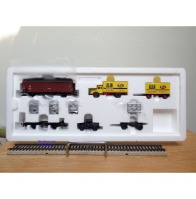 Märklin 48812, coffret  2 wagons et 2 camions Spangenberg-Werke  DR  neuf  BO BO  