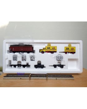 Märklin 48812, coffret  2 wagons et 2 camions Spangenberg-Werke  DR  neuf  BO BO  