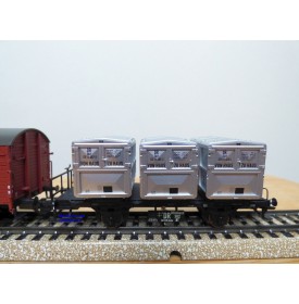 Märklin 48812, coffret  2 wagons et 2 camions Spangenberg-Werke  DR  neuf  BO BO  
