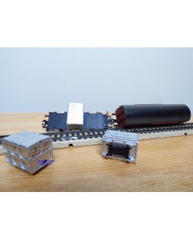 Märklin 48812, coffret  2 wagons et 2 camions Spangenberg-Werke  DR  neuf  BO BO  