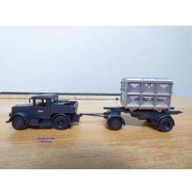 Märklin 48812, coffret  2 wagons et 2 camions Spangenberg-Werke  DR  neuf  BO BO  