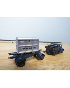Märklin 48812, coffret  2 wagons et 2 camions Spangenberg-Werke  DR  neuf  BO BO  