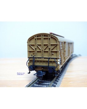ROCO 4369C, wagon couvert à bogies type GGths Bromberg DR Neuf BO