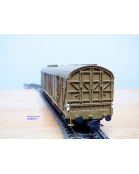 ROCO 4369C, wagon couvert à bogies type GGths Bromberg DR Neuf BO