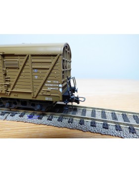 ROCO 4369C, wagon couvert à bogies type GGths Bromberg DR Neuf BO