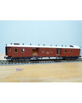 TRIX  52 3792 ,  fourgon à bagages  en teck  CIWL  Balkanzug  N° 1205  Neuf   BO