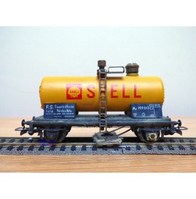 RIVAROSSI  2051, wagon citerne  nettoyeur de voie  SHELL  FS   BO