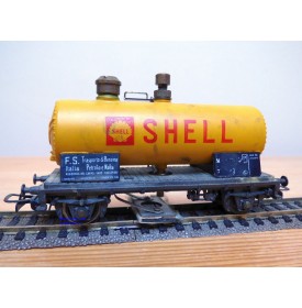 RIVAROSSI  2051, wagon citerne  nettoyeur de voie  SHELL  FS   BO