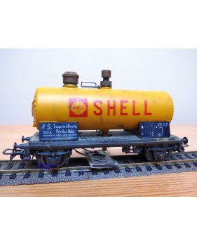 RIVAROSSI  2051, wagon citerne  nettoyeur de voie  SHELL  FS   BO