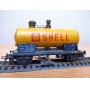 RIVAROSSI  2051, wagon citerne  nettoyeur de voie  SHELL  FS   BO