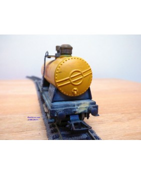 RIVAROSSI  2051, wagon citerne  nettoyeur de voie  SHELL  FS   BO
