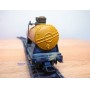 RIVAROSSI  2051, wagon citerne  nettoyeur de voie  SHELL  FS   BO