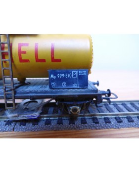 RIVAROSSI  2051, wagon citerne  nettoyeur de voie  SHELL  FS   BO