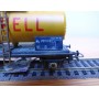 RIVAROSSI  2051, wagon citerne  nettoyeur de voie  SHELL  FS   BO