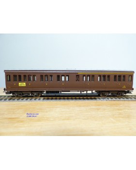 RIVAROSSI  2507, voiture à portières latérales mixte 1/2  Cl. type ABz  N° : 58408  FS 