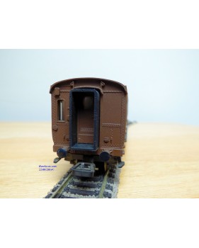RIVAROSSI  2507, voiture à portières latérales mixte 1/2  Cl. type ABz  N° : 58408  FS 